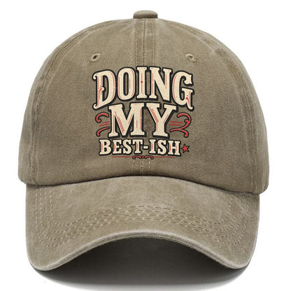 Doing My Best Ish American Wit Classic Cap – Warm Sand