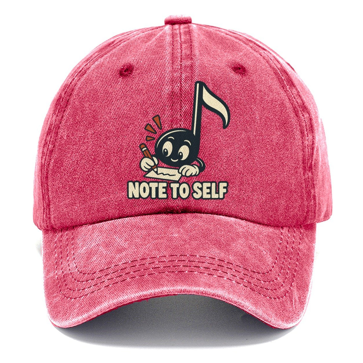 Note To Self Familiar Punchlines Classic Cap – Pomegranate Blush
