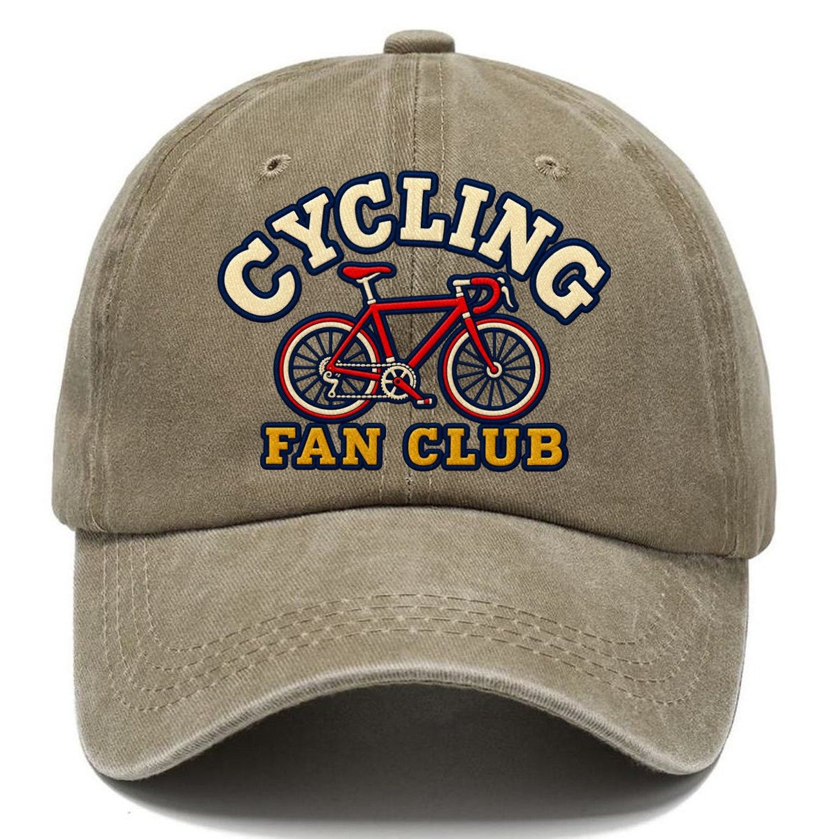 Cycling Fan Club Classic Cap – Warm Sand