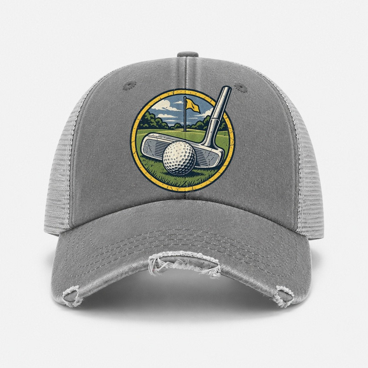 Grey — front view