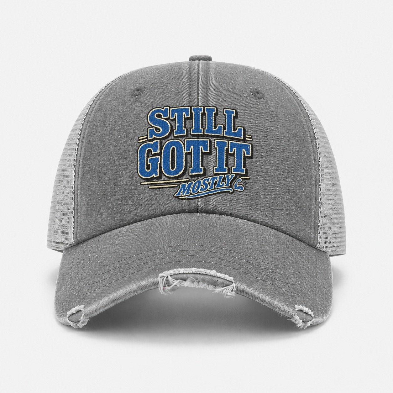 Grey — front view