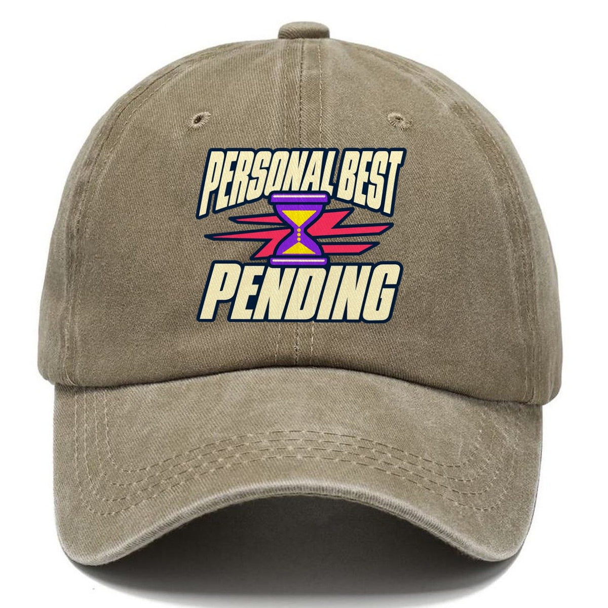 Personal Best Pending 90S Running Clubs Classic Cap – Warm Sand