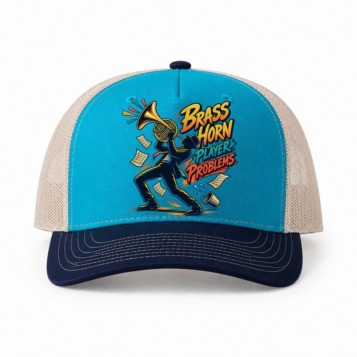 Teal-Navy — front view