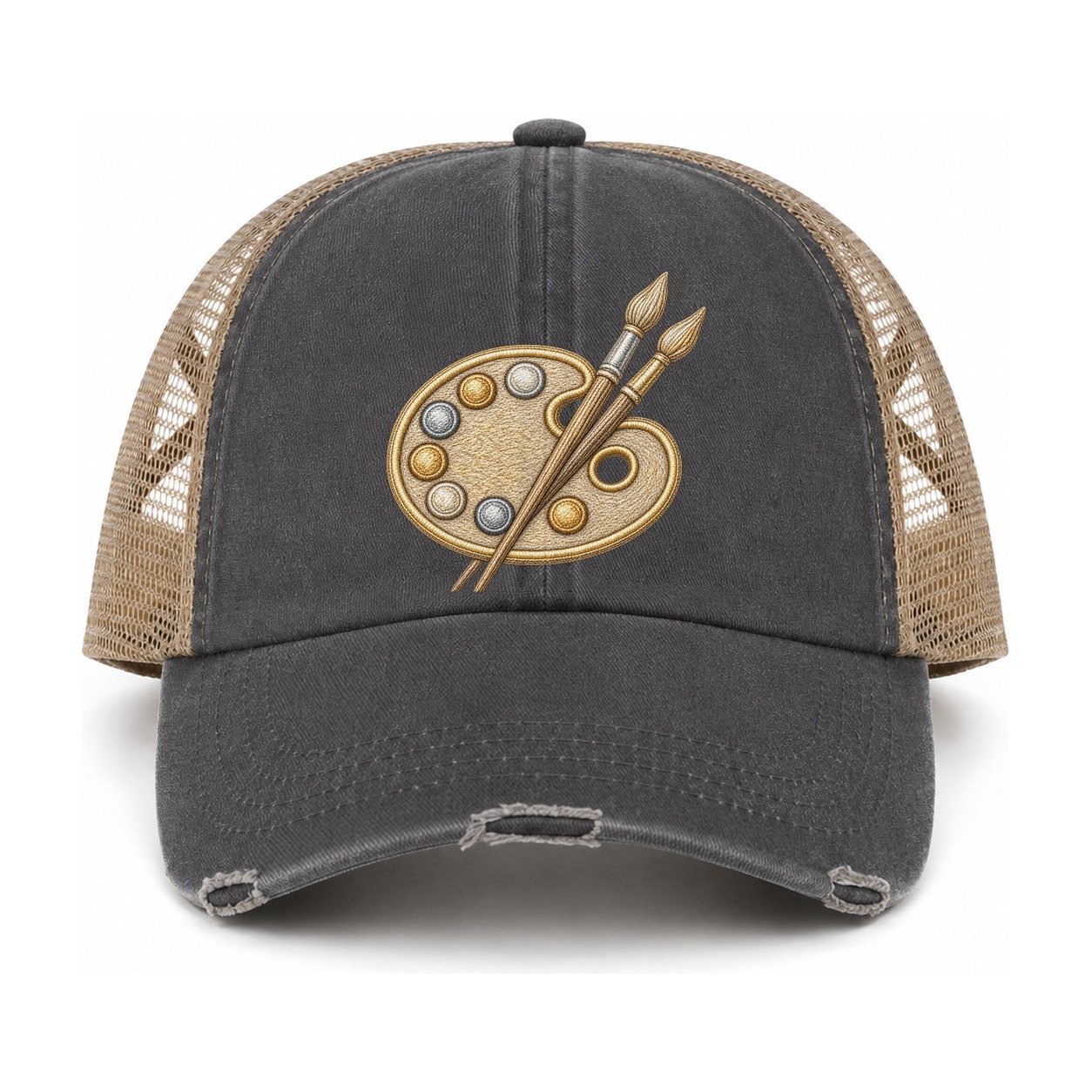 Charcoal-Khaki — front view