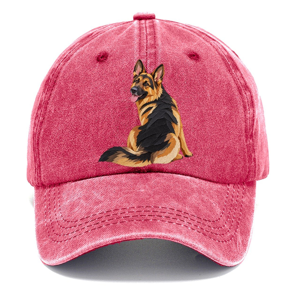 Papercut German Shepherd Classic Cap – Pomegranate Blush