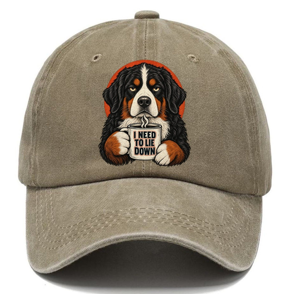 Bernese Mountain Dog Mug Truths Classic Cap – Warm Sand
