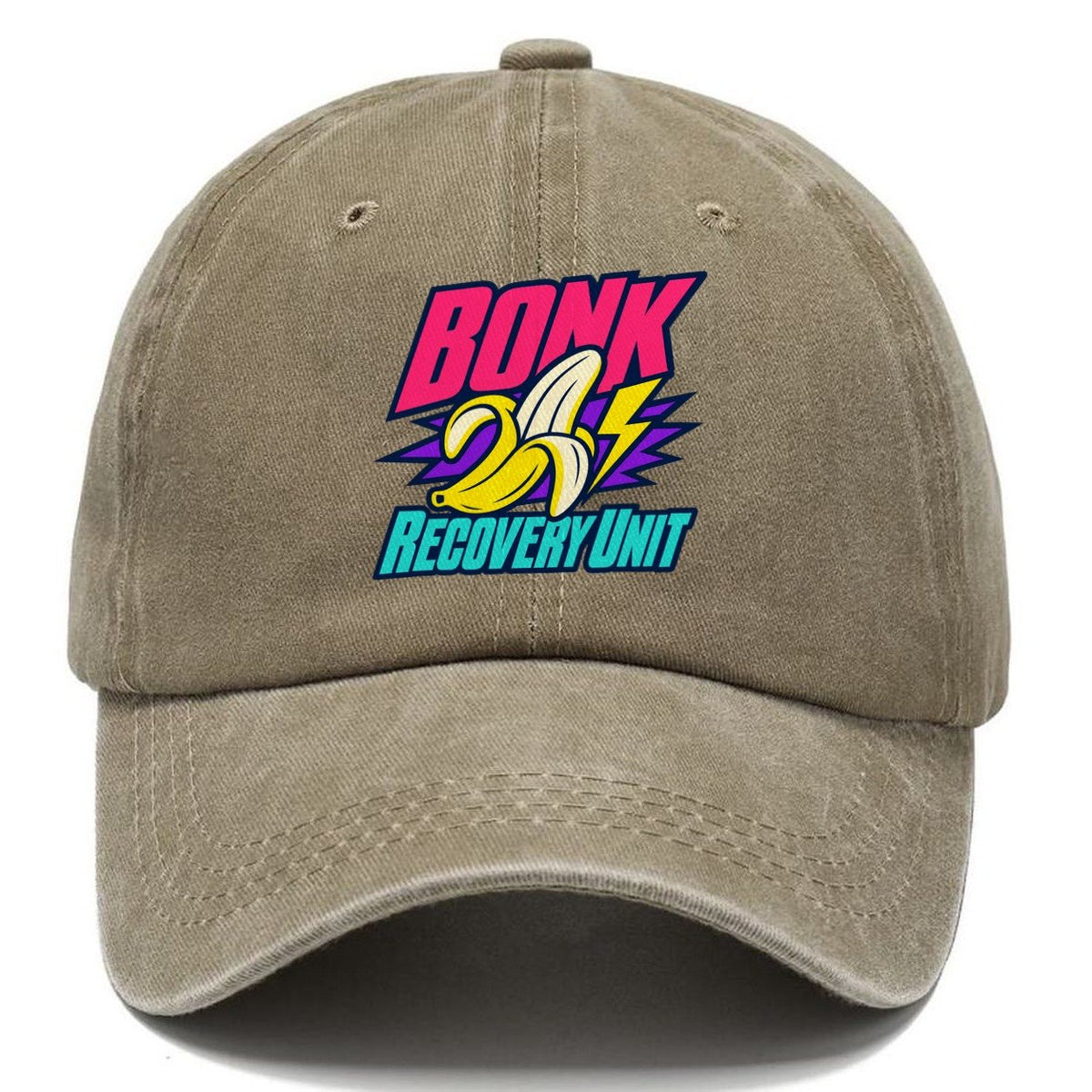 Bonk Recovery Unit 90S Running Clubs Classic Cap – Warm Sand