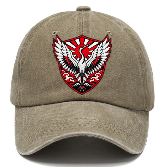 Japan Minimal Emblem Country Logos Classic Cap – Warm Sand