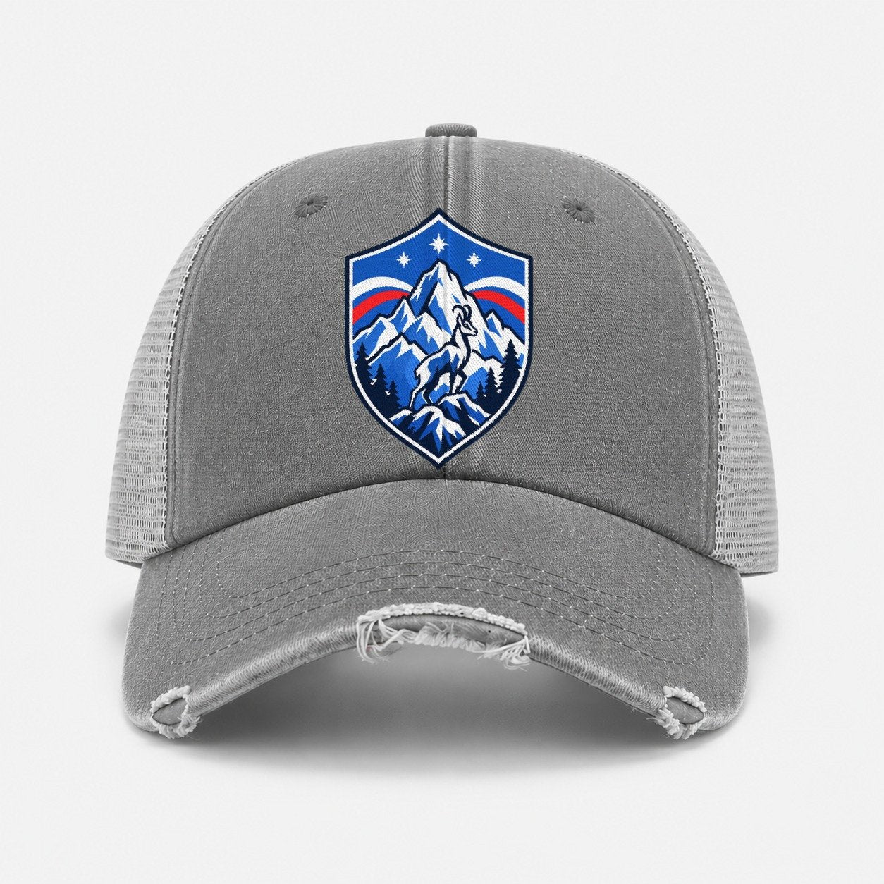 Grey — front view