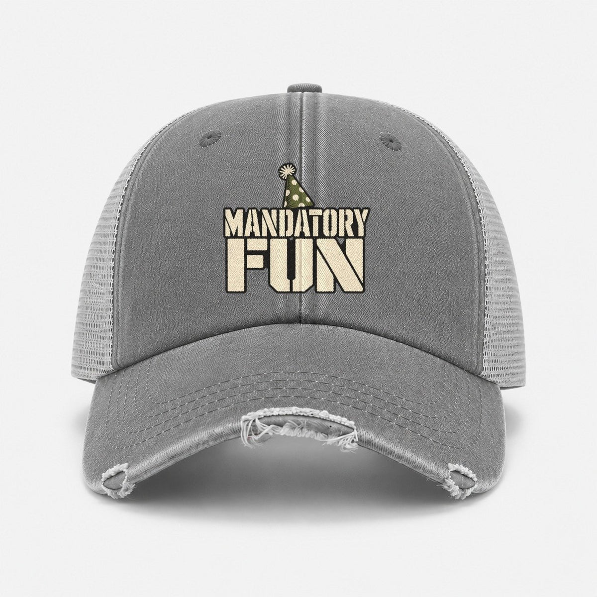 Grey — front view