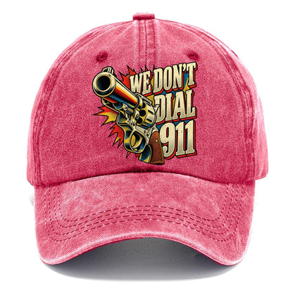 We Don't Dial 911 Revolver Classic Cap – Pomegranate Blush