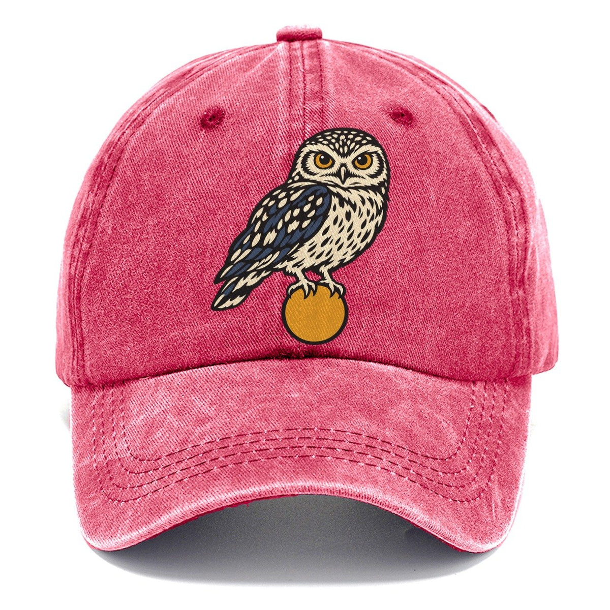 Burrowing Owl Sunrise Sundown Familiars Classic Cap – Pomegranate Blush