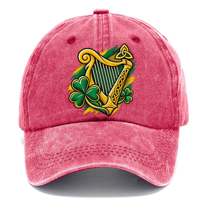 Ireland Pop Art Emblem Classic Cap – Pomegranate Blush