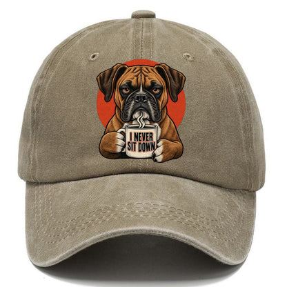 Boxer Mug Truths Dog Mug Truths Classic Cap – Warm Sand