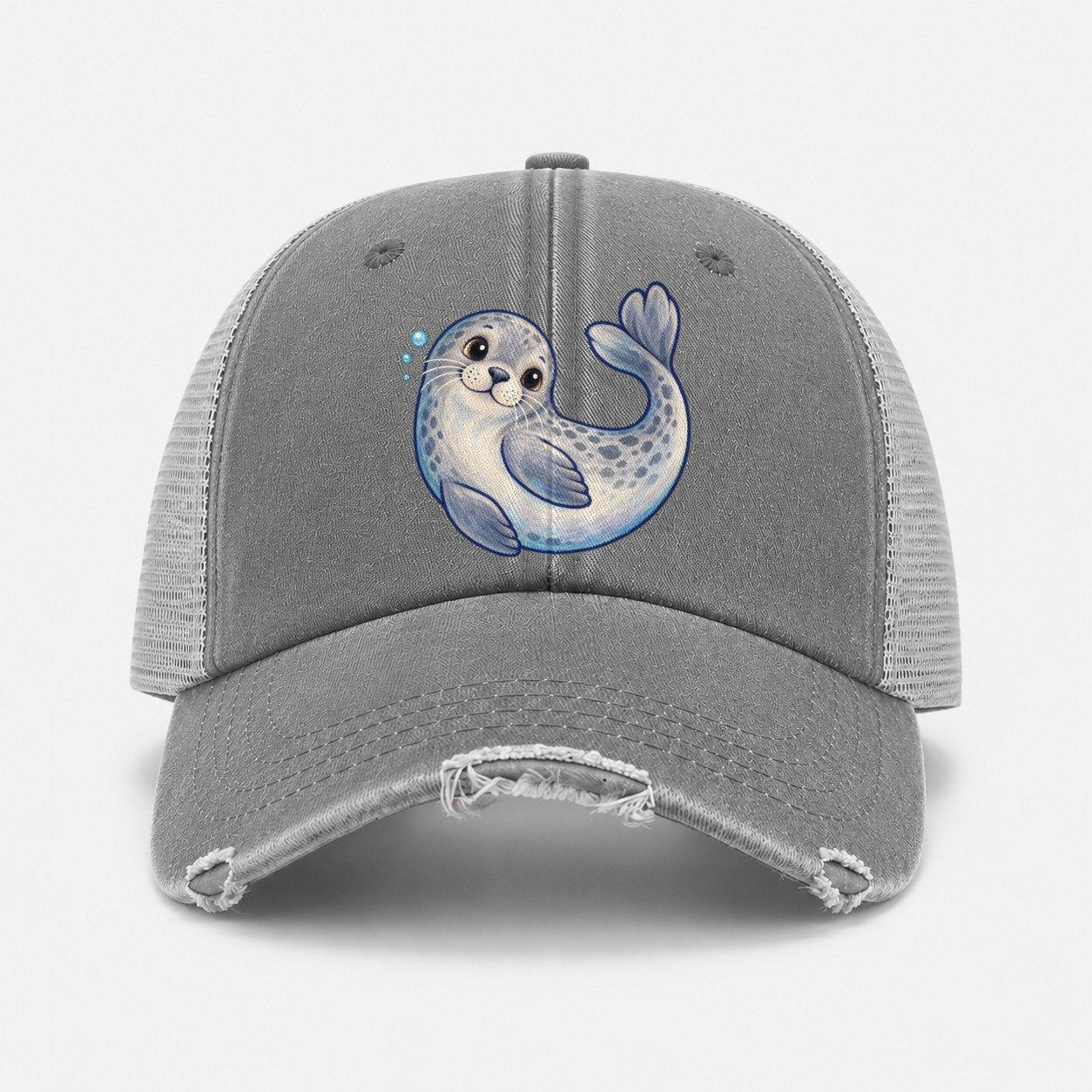 Grey — front view