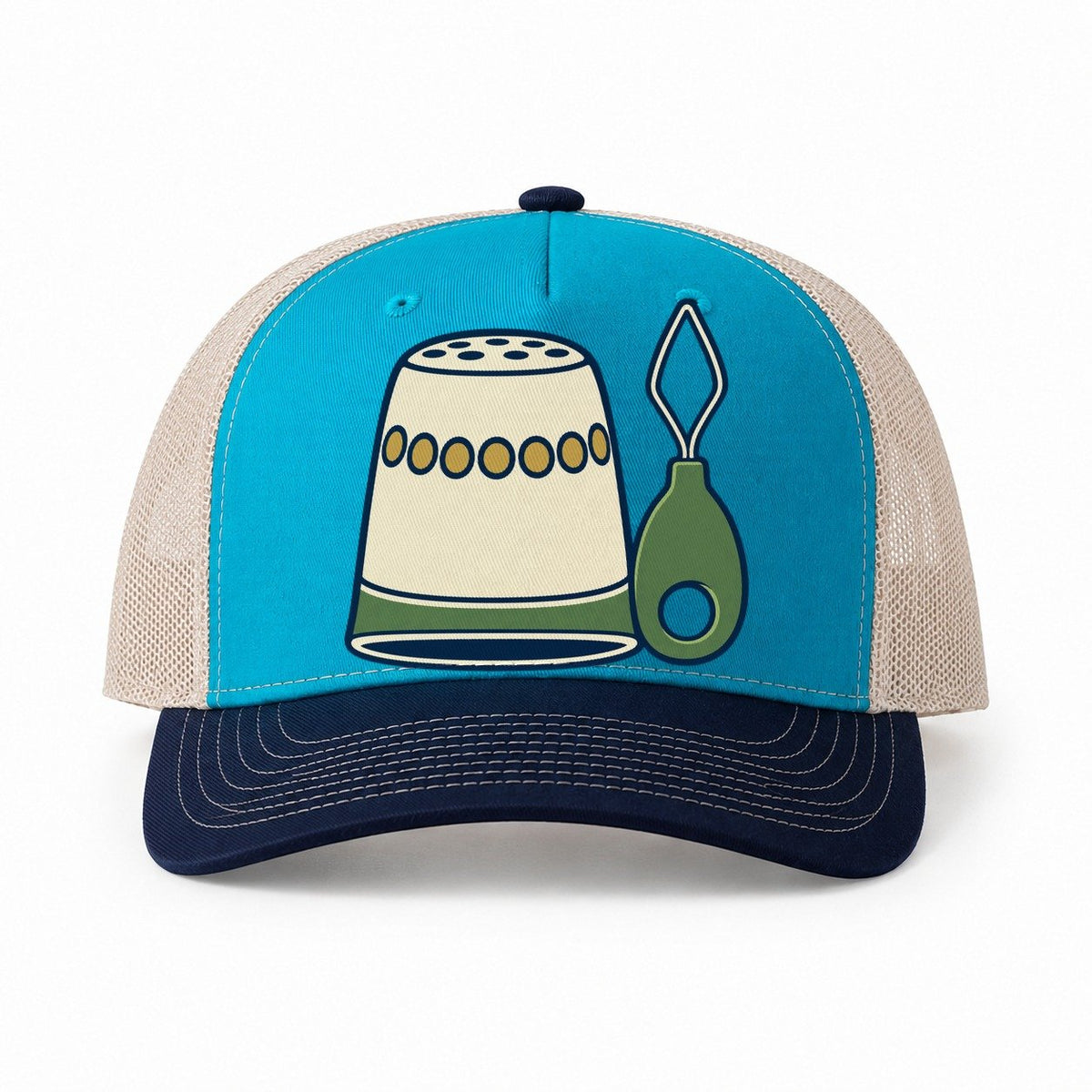 Teal-Navy — front view