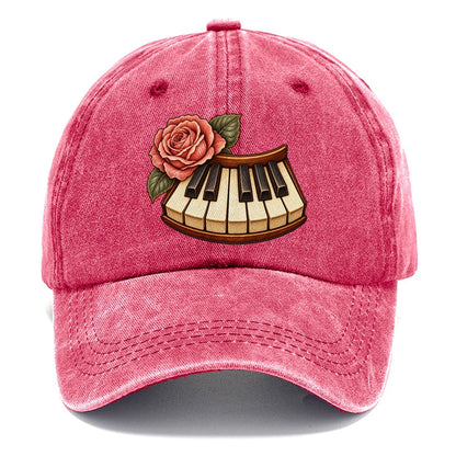 Piano And Garden Rose Character Club Classic Cap – Pomegranate Blush