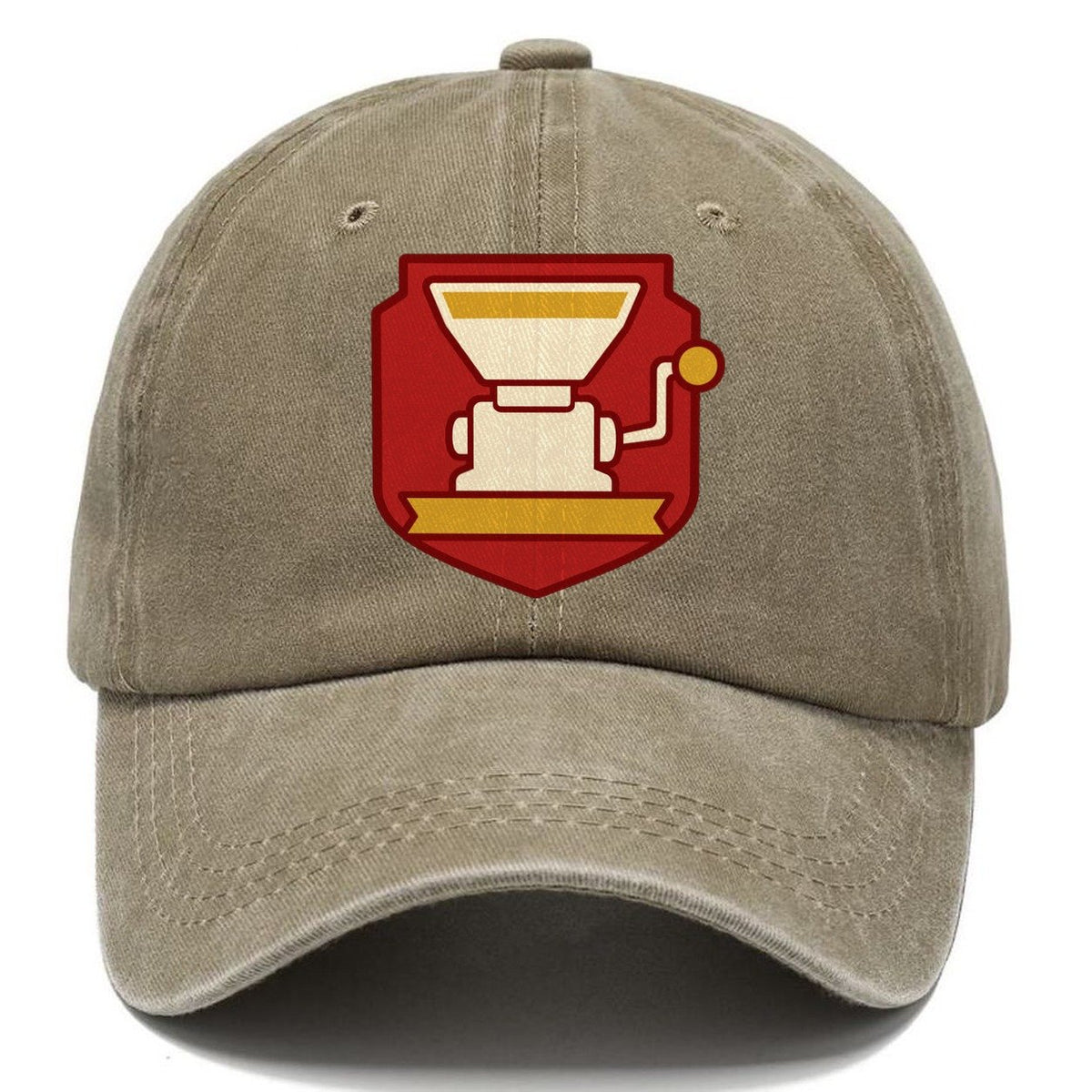 Grain Mill Crest Classic Cap – Warm Sand