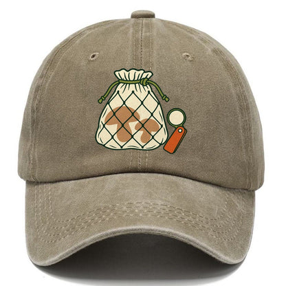 Mesh Bag And Hand Lens Foraging And Mycology Classic Cap – Warm Sand