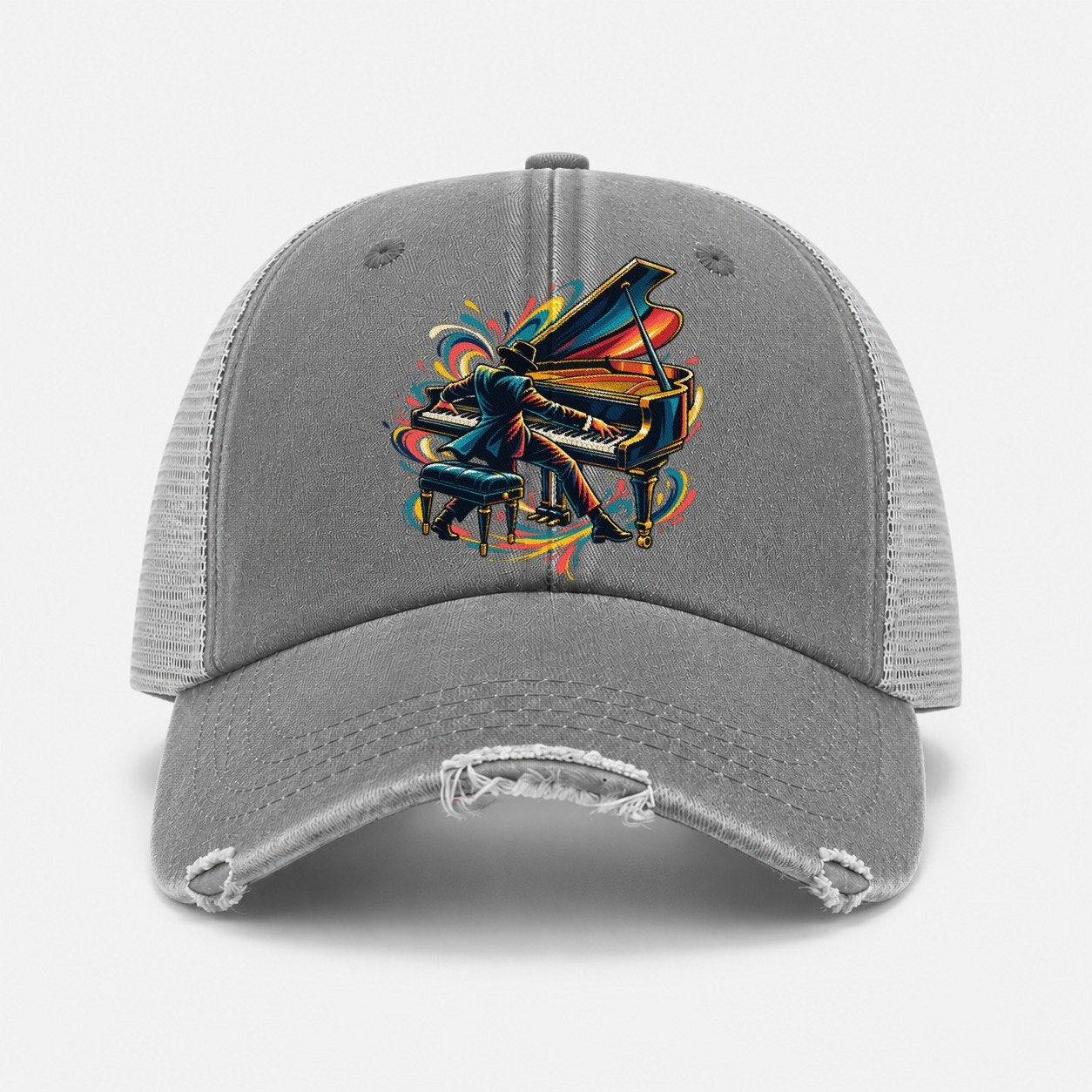 Grey — front view