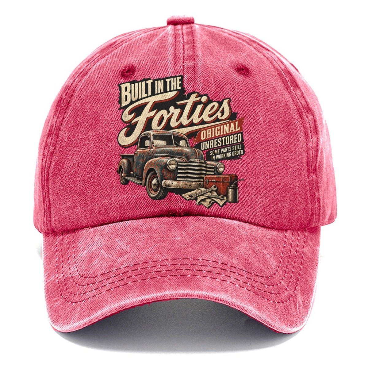 Built in the Forties Classic Cap – Pomegranate Blush