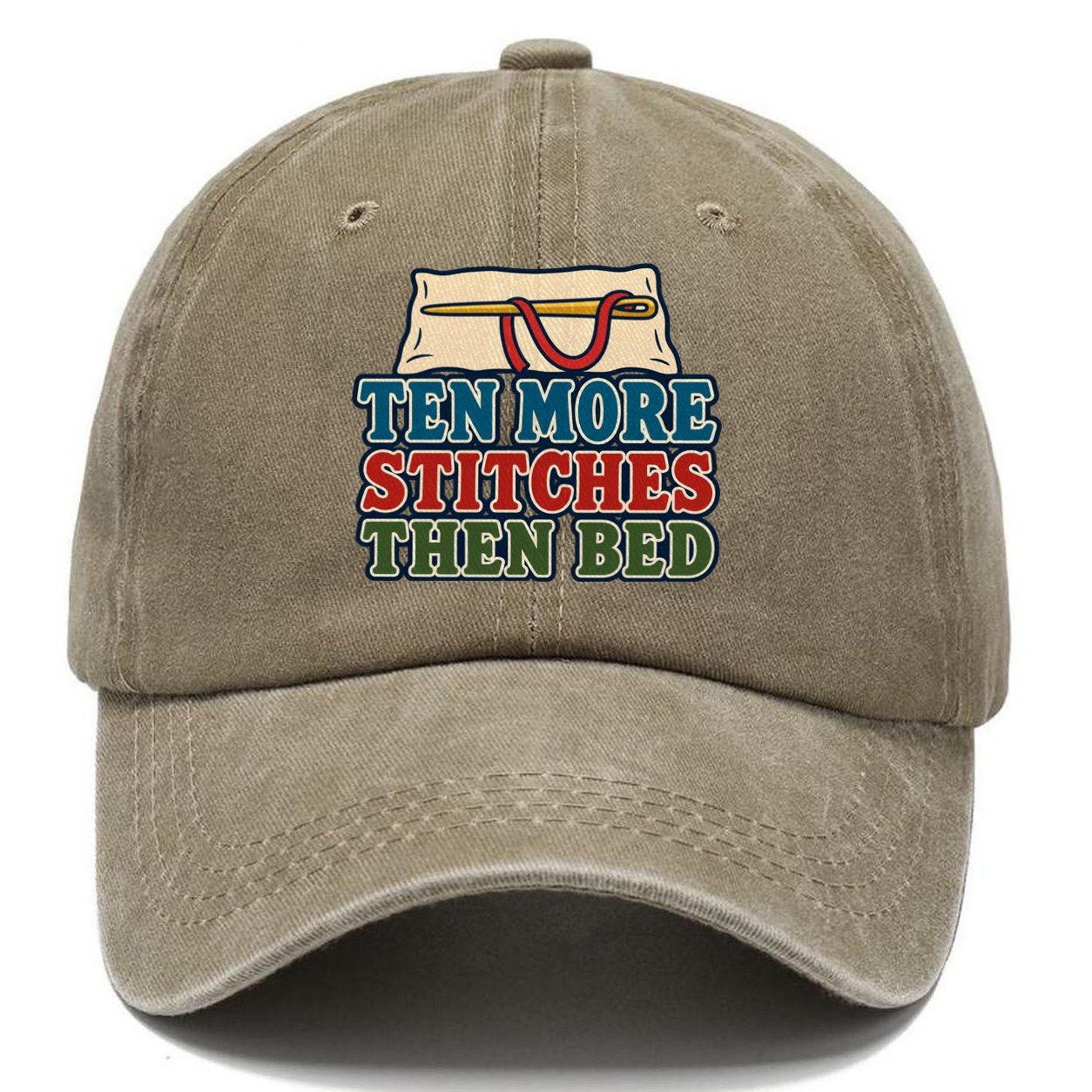 Ten More Stitches And Needlework Classic Cap – Warm Sand