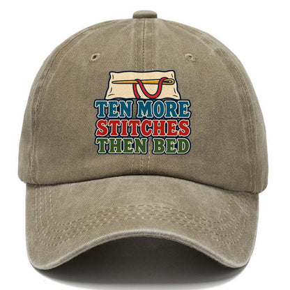 Ten More Stitches And Needlework Classic Cap – Warm Sand
