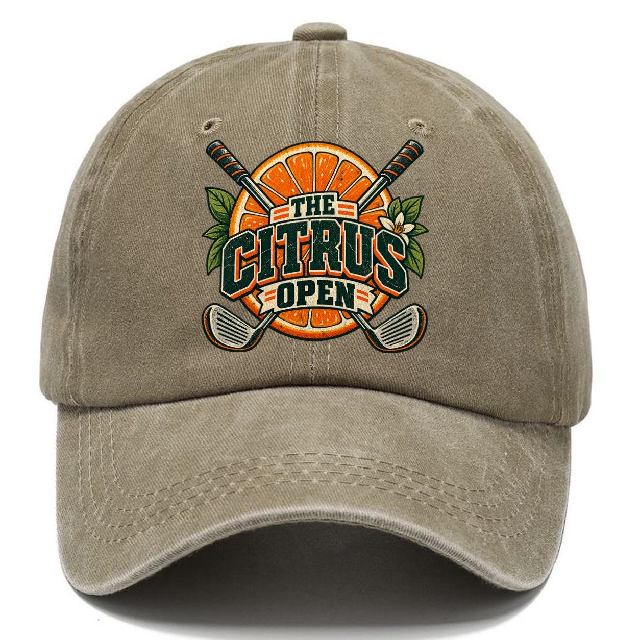 The Citrus Open Golf Life Classic Cap – Warm Sand