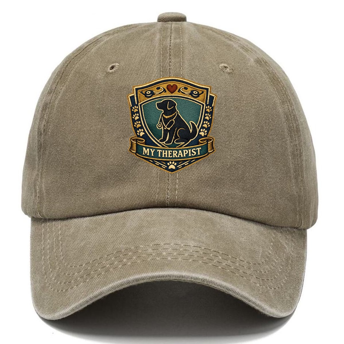 Dog Therapist Classic Cap – Warm Sand