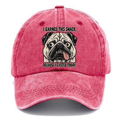 I Earned This Snack Feral Logic Classic Cap – Pomegranate Blush