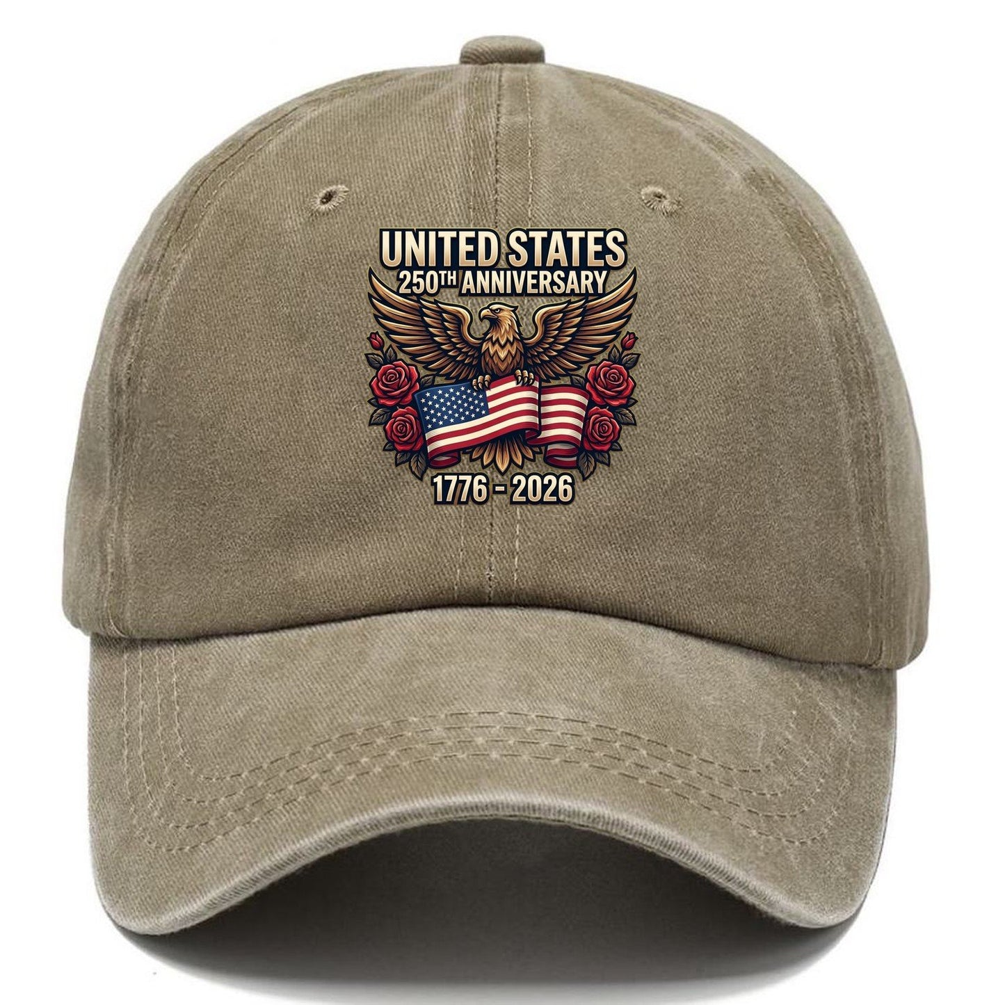 Eagle Flag Roses 250Th Classic Cap – Warm Sand
