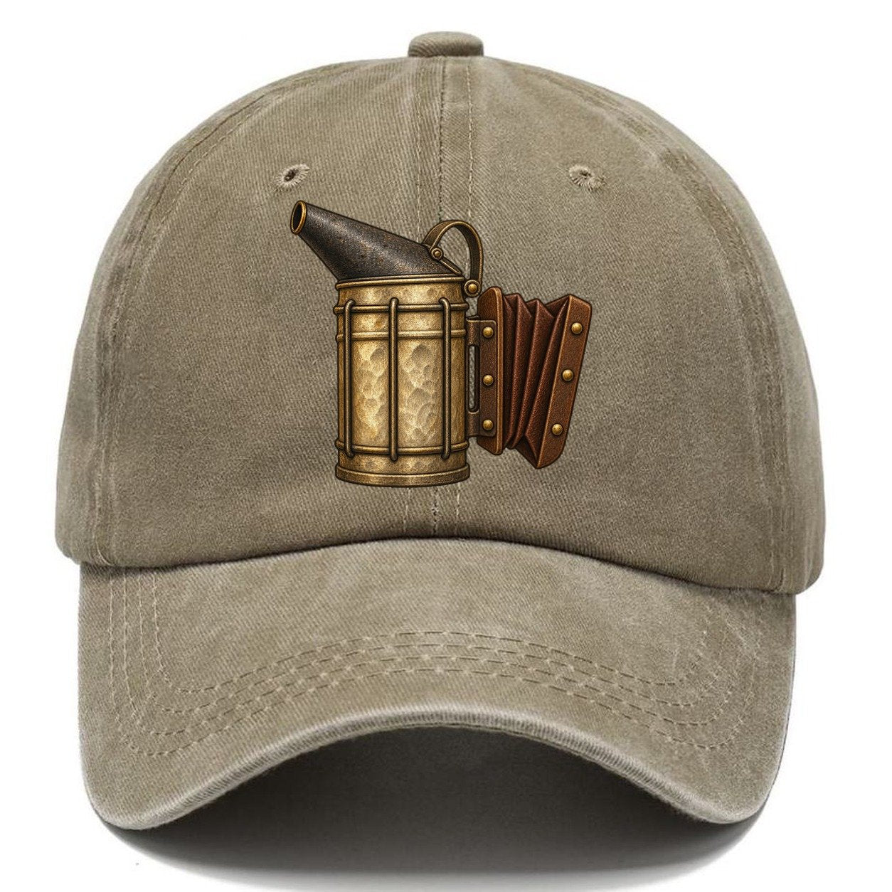 Tin Bee Smoker Beekeeping Classic Cap – Warm Sand