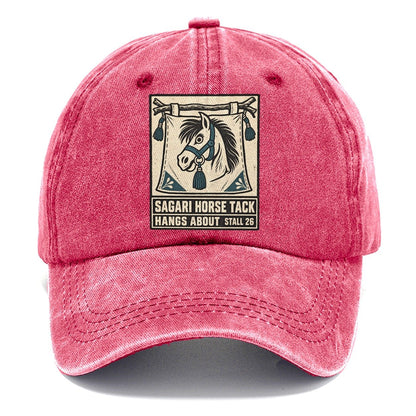 Sagari Horse Tack Yokai Night Market Classic Cap – Pomegranate Blush