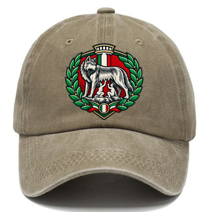 Italy Minimal Emblem Country Logos Classic Cap – Warm Sand