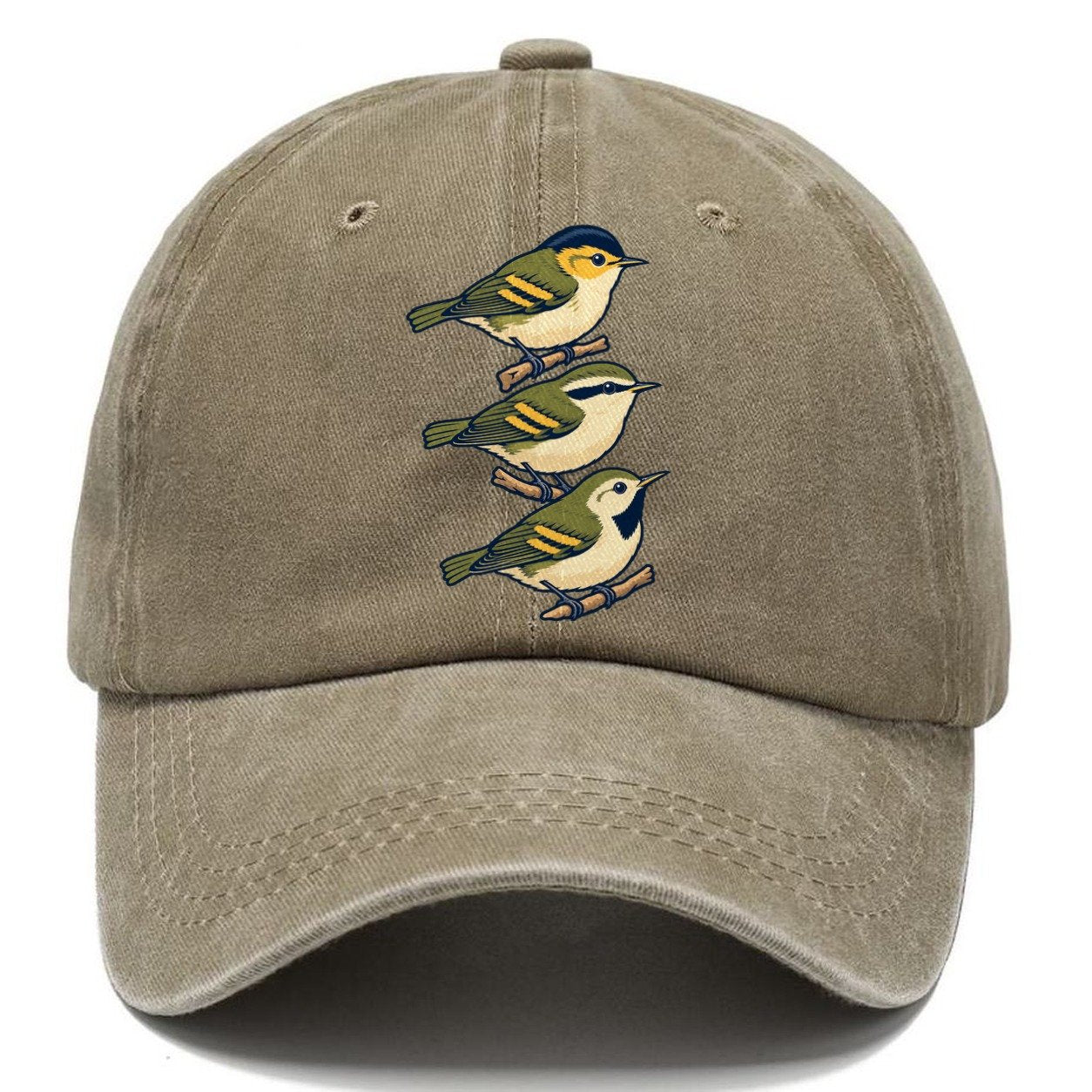 Woodland Warbler Set Birdwatching Classic Cap – Warm Sand
