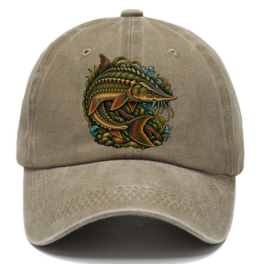 Lake Sturgeon Armor Fishing Club Classic Cap – Warm Sand
