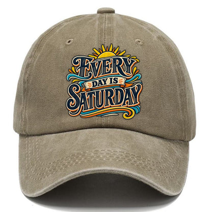 Every Day Is Saturday Retired Living Classic Cap – Warm Sand