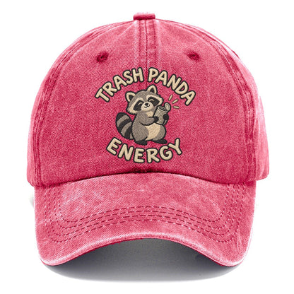 Raccoon Animal Puns Classic Cap – Pomegranate Blush
