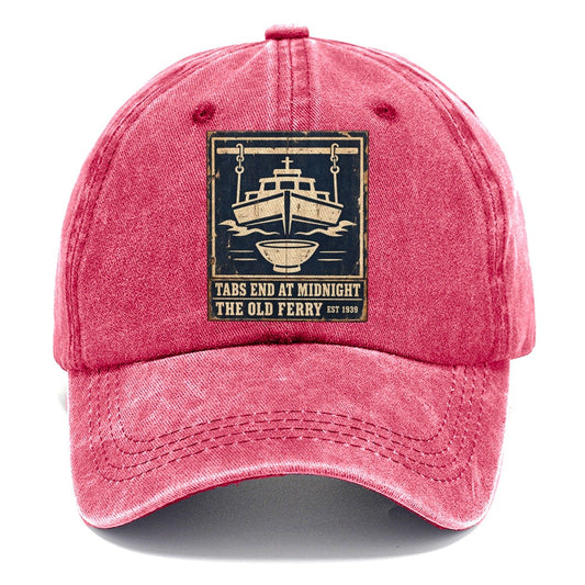 Old Ferry Bar Izakaya Rules Classic Cap – Pomegranate Blush