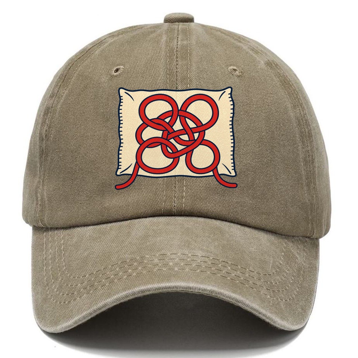 The Tangle And Needlework Classic Cap – Warm Sand
