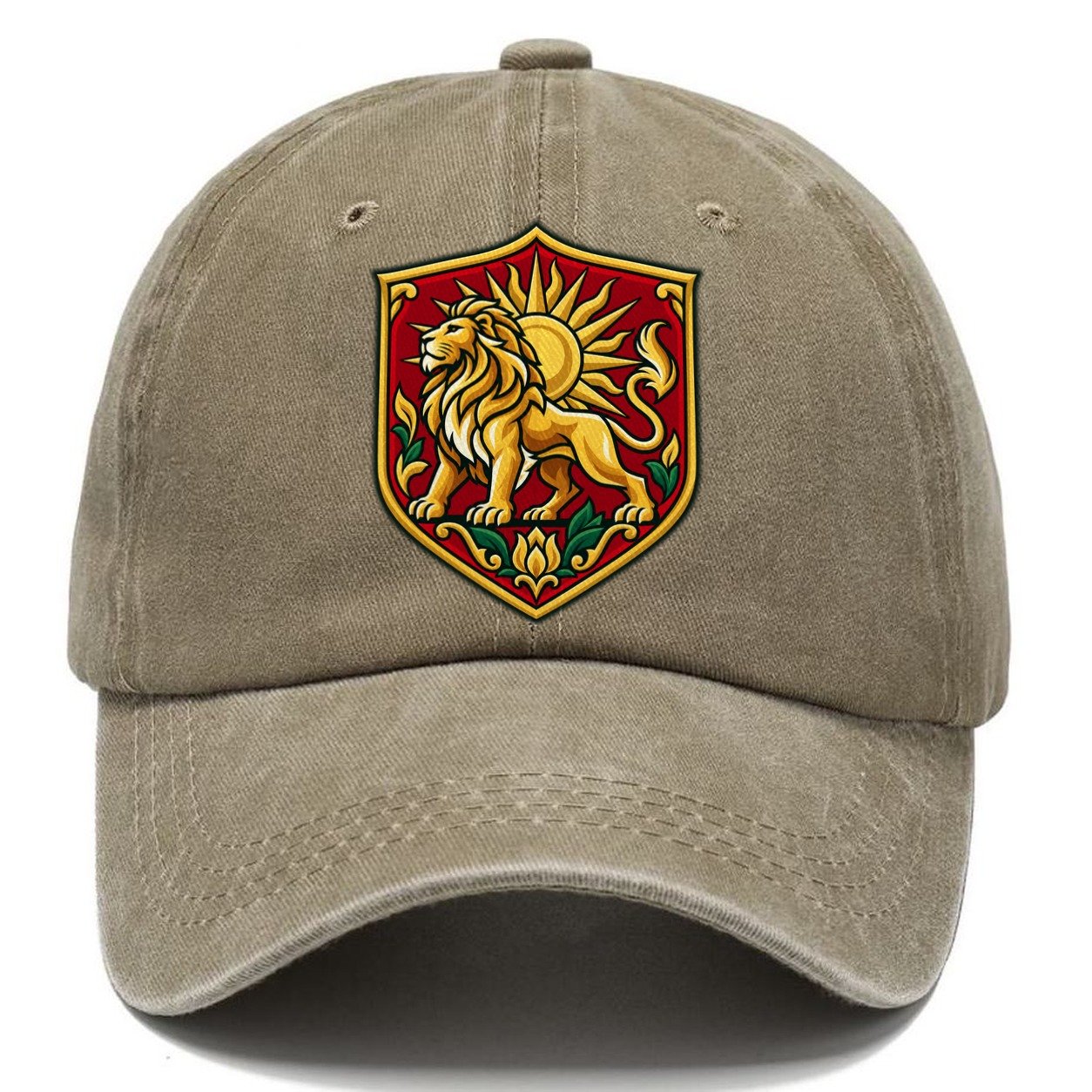 Iran Minimal Emblem Country Logos Classic Cap – Warm Sand