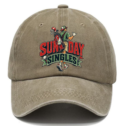 Sunday Singles Golf Life Classic Cap – Warm Sand