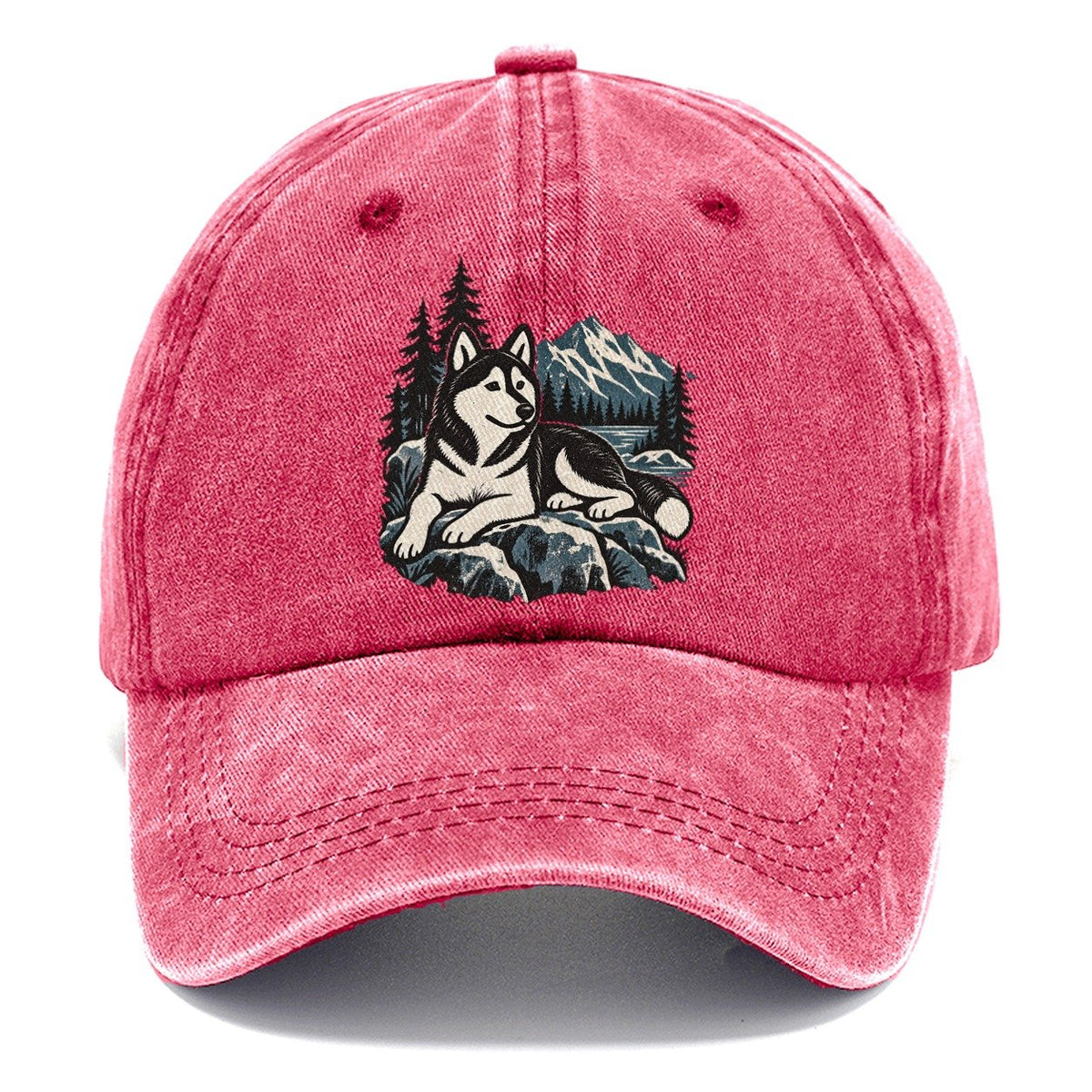 Husky Mountain Lake Classic Cap – Pomegranate Blush
