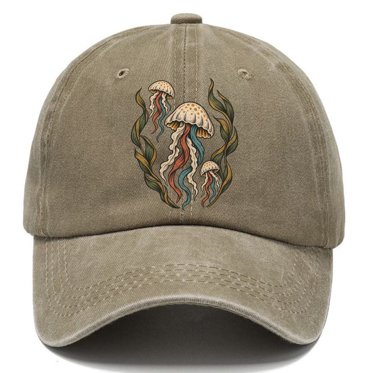Jellyfish Kelp Lanterns Gentle Wild Classic Cap – Warm Sand