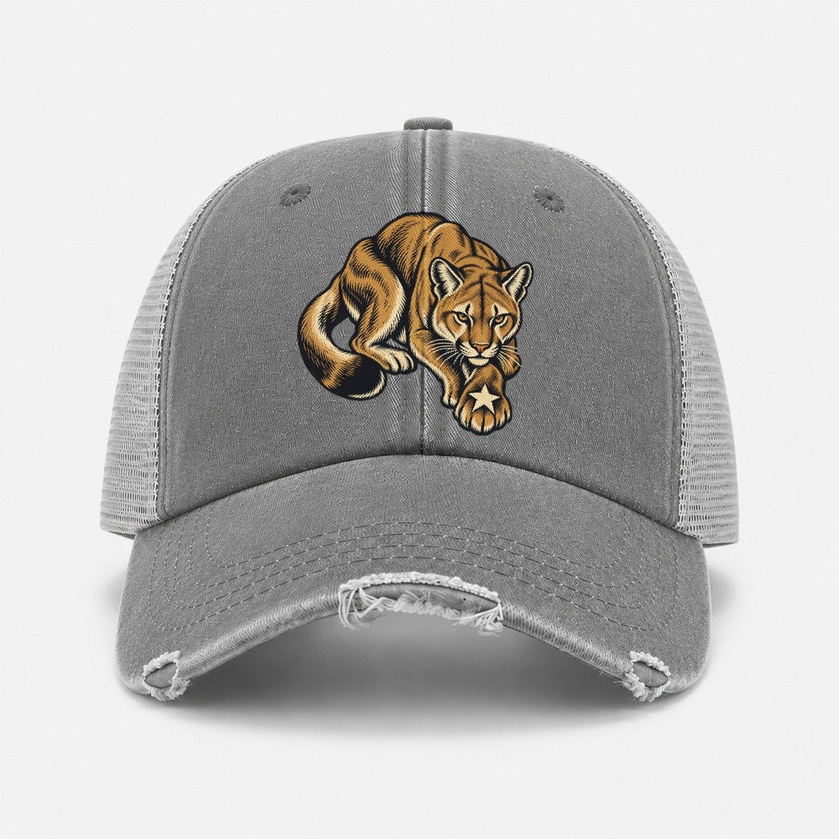 Grey — front view