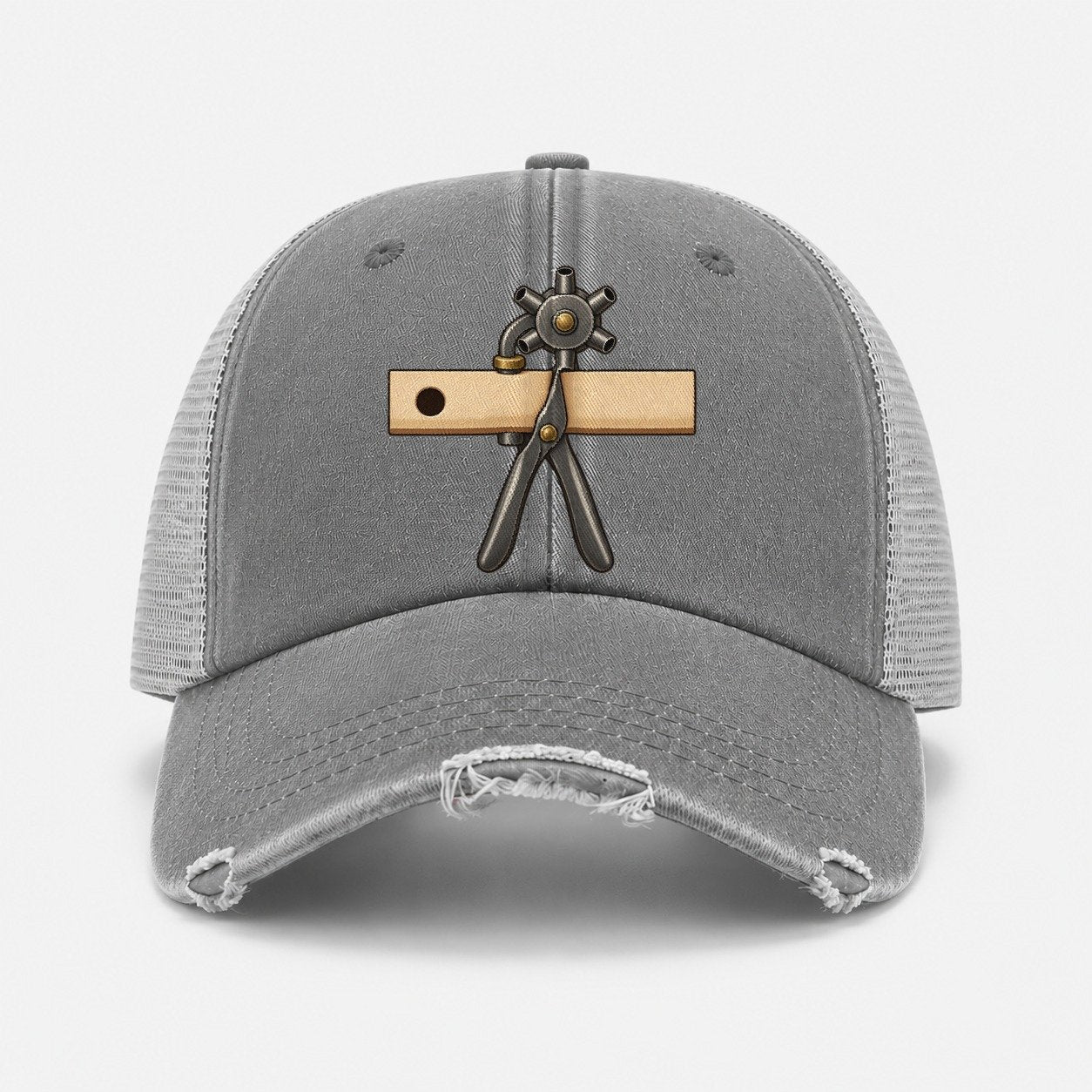 Grey — front view