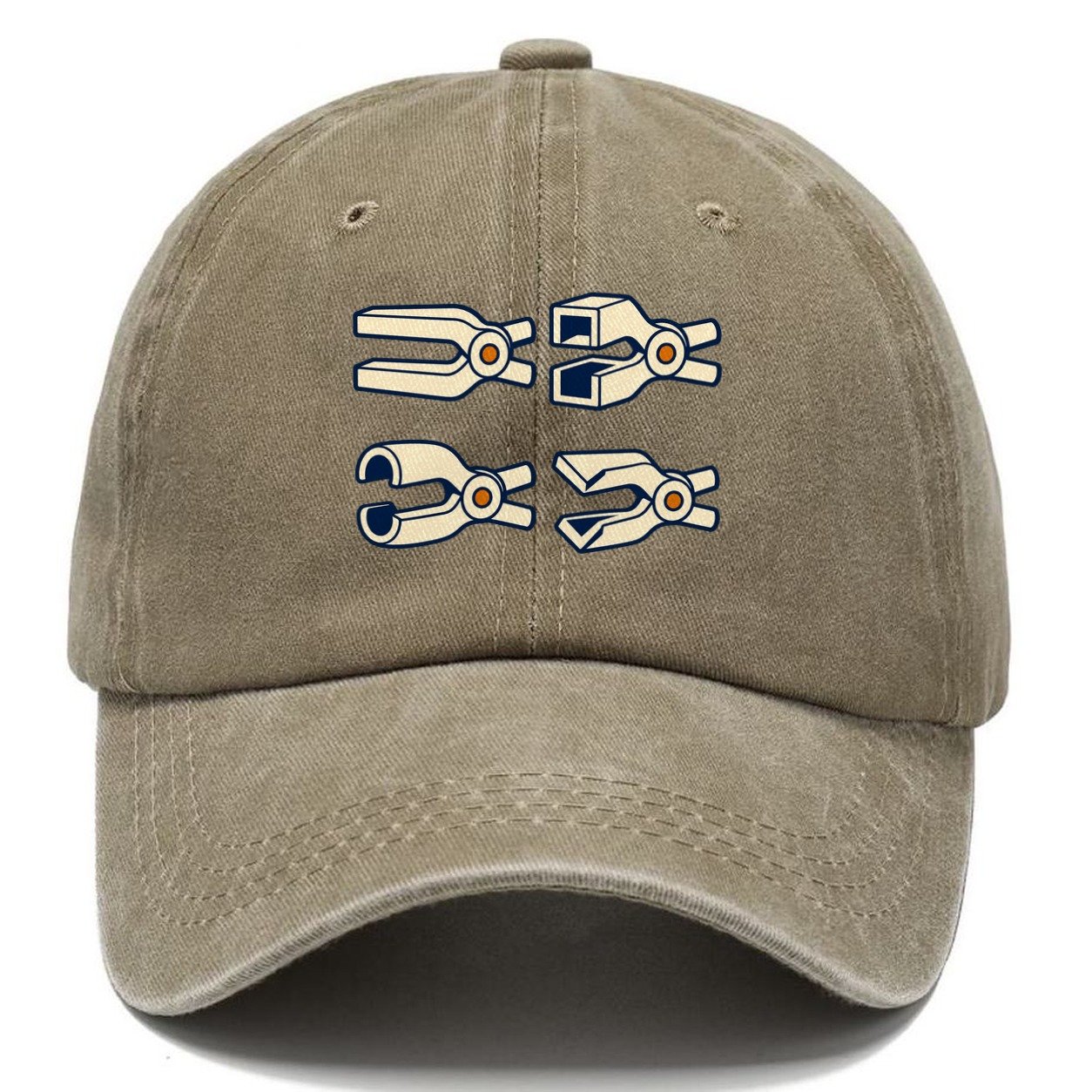 Tongs Jaw Family Blacksmithing Classic Cap – Warm Sand