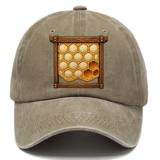 Capped Honey Frame Beekeeping Classic Cap – Warm Sand