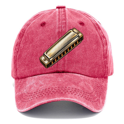 Chrome Harmonica Upright Angle Pastimes Companions Classic Cap – Pomegranate Blush