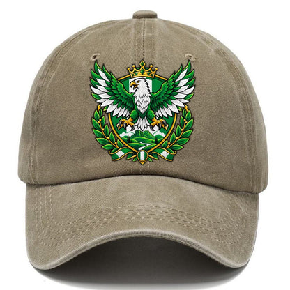 Nigeria Heraldic Crest Country Logos Classic Cap – Warm Sand